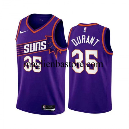 Maglia NBA Phoenix Suns Kevin Durant 35 ICON EDITION 2023-2024 Viola Swingman - Uomo